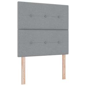vidaXL K&otilde;rguse reguleeritav voodipea peaga Helehall 80 cm kangas