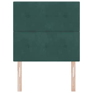 Čelo postele Tmavě zelená 80 cm samet - obrázek 4
