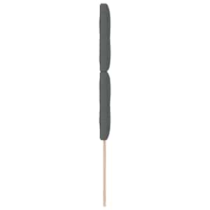 Výškově nastavitelné čelo postele Tmavě šedá 90 cm textil - obrázek 5
