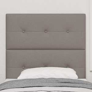Výškově nastavitelné čelo postele s čelo Taupe 90 cm textil - obrázek 3