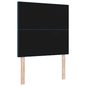 Výškově nastavitelné čelo postele s čelo Modrá 90 cm textil - obrázek 6