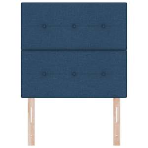 Výškově nastavitelné čelo postele s čelo Modrá 90 cm textil - obrázek 4