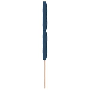 Výškově nastavitelné čelo postele s čelo Modrá 90 cm textil - obrázek 5
