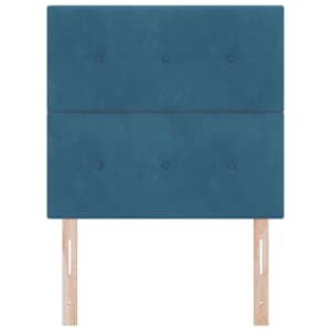 Čelo postele Tmavě modrá 90 cm samet - obrázek 4