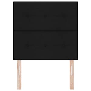 Výškově nastavitelné čelo postele s čelo Černá 100 cm textil - obrázek 4