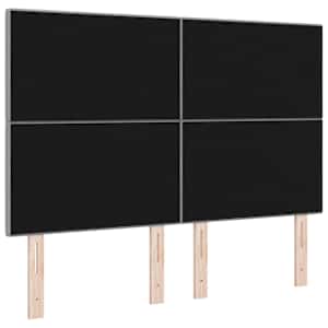 Výškově nastavitelné čelo postele Světle šedá 160 cm textil - obrázek 6