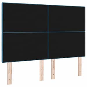 Čelo postele Tmavě modrá 160 cm samet - obrázek 6