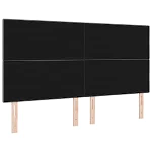 Výškově nastavitelné čelo postele Tmavě šedá 180 cm textil - obrázek 6