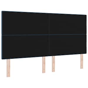 Výškově nastavitelné čelo postele s čelo Modrá 180 cm textil - obrázek 6