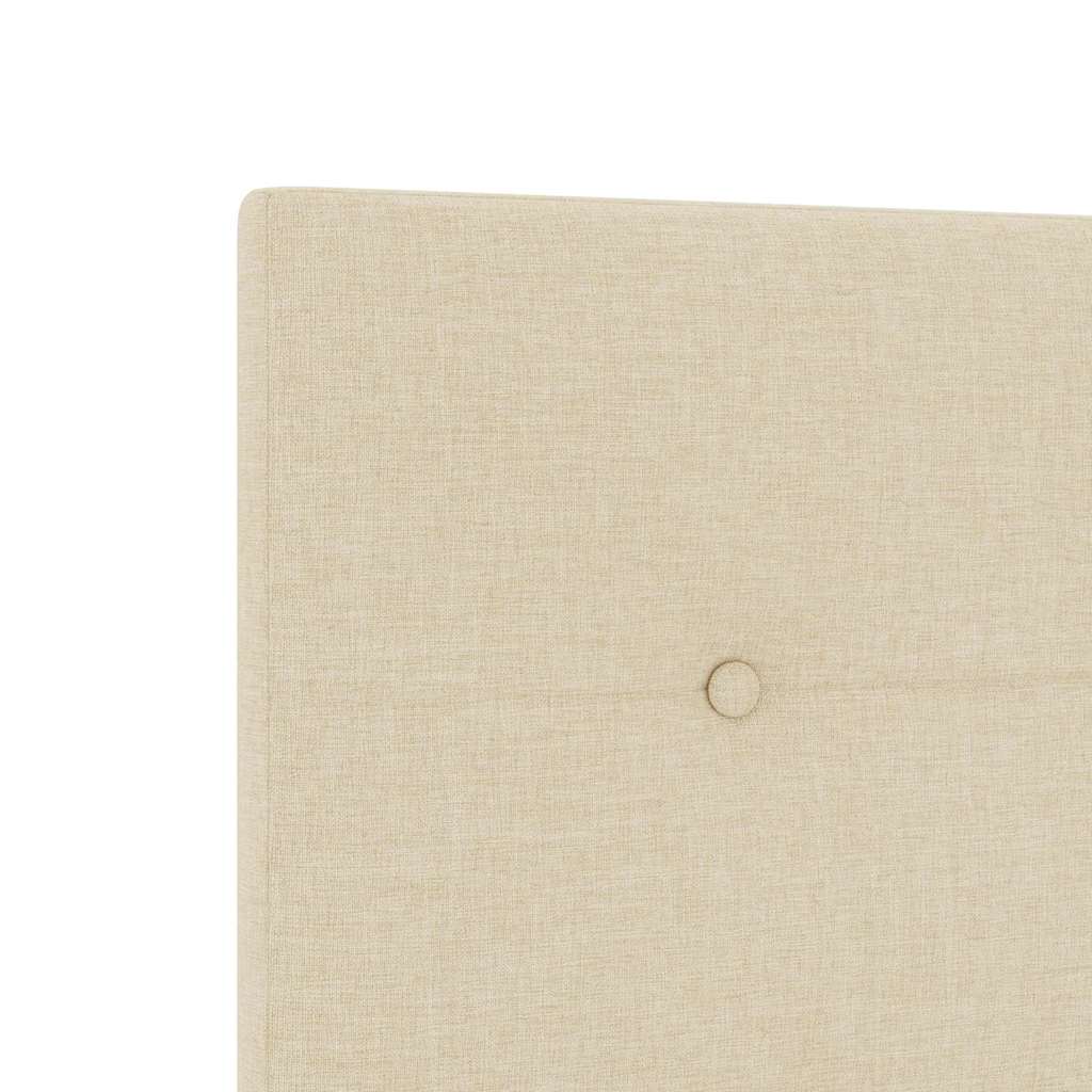 Výškově nastavitelné čelo postele s čelo Krémová 200 cm textil - obrázek 7