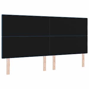 Výškově nastavitelné čelo postele s čelo Modrá 200 cm textil - obrázek 6