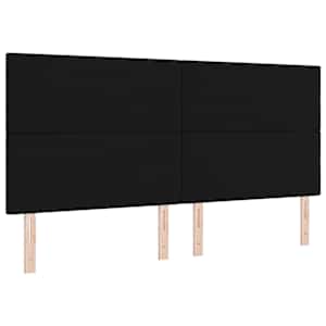 Čelo postele Černý 200 cm samet - obrázek 6