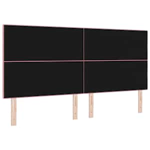 Čelo postele Růžová 200 cm samet - obrázek 6