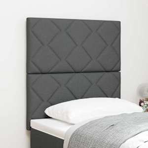 Čelo postele Tmavě šedá 80 cm textil - obrázek 1