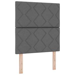 Čelo postele Tmavě šedá 80 cm textil - obrázek 2