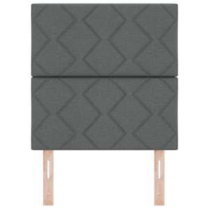 Čelo postele Tmavě šedá 80 cm textil - obrázek 4