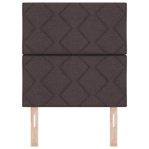 Čelo postele Tmavě hnědá 80 cm textil - obrázek 4