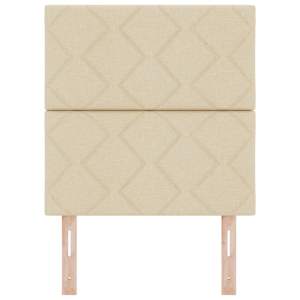 Čelo postele Krémová 80 cm textil - obrázek 4