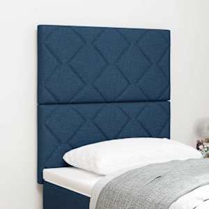 Čelo postele Modrá 80 cm textil - obrázek 1