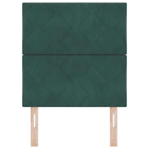 Čelo postele Tmavě zelená 80 cm samet - obrázek 4