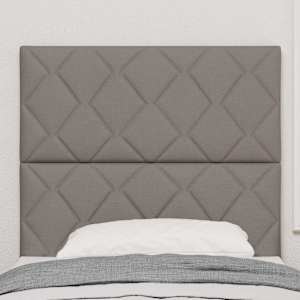 Čelo postele Taupe 90 cm textil - obrázek 3