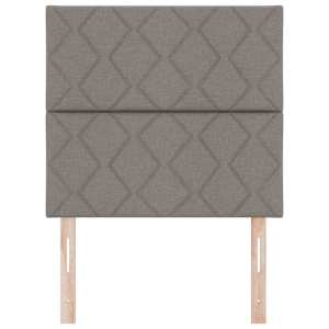 Čelo postele Taupe 90 cm textil - obrázek 4