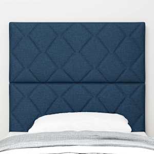 Čelo postele Modrá 100 cm textil - obrázek 3