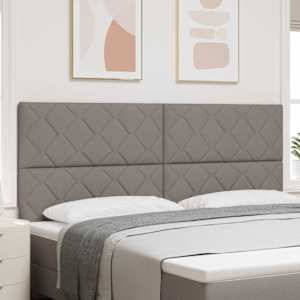 Čelo postele Taupe 200 cm textil