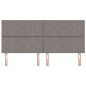 Čelo postele Taupe 200 cm textil - obrázek 4