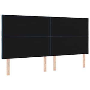 Čelo postele Modrá 200 cm textil - obrázek 6
