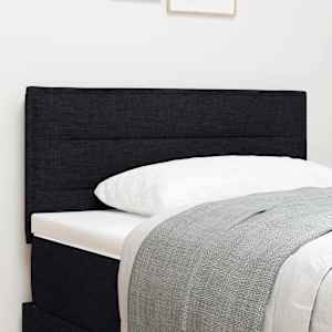 LED hlavová deska s LED pásky s čelo Černý 90 cm textil - obrázek 1