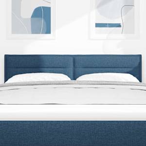 LED hlavová deska s LED pásky s čelo Modrá 160 cm textil - obrázek 3