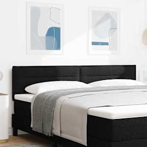 LED hlavová deska s LED pásky s čelo Černý 180 cm textil - obrázek 1