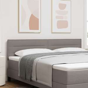 LED hlavová deska s LED pásky s čelo Taupe 180 cm textil - obrázek 1