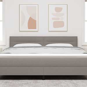 LED hlavová deska s LED pásky s čelo Taupe 180 cm textil - obrázek 3