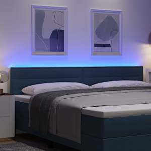 LED hlavová deska s LED pásky s čelo Modrá 200 cm textil - obrázek 4