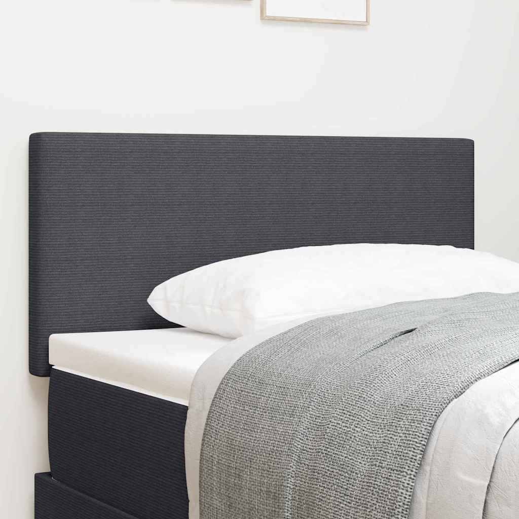 LED-päätylevy - Yksinkertainen muotoilu, tumma harmaa, 100 cm, Corduroy-kangas