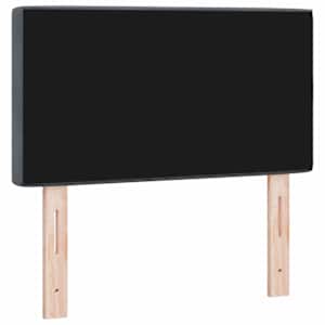 LED hlavová deska s LED pásky s čelo Tmavě šedá 80 cm samet - obrázek 7
