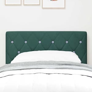 LED hlavová deska s LED pásky s čelo Tmavě zelená 80 cm samet - obrázek 3