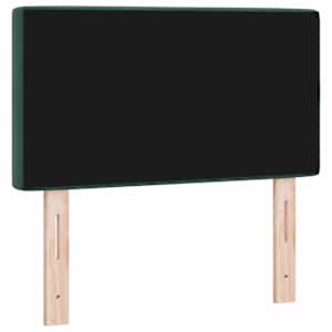 LED hlavová deska s LED pásky s čelo Tmavě zelená 80 cm samet - obrázek 7