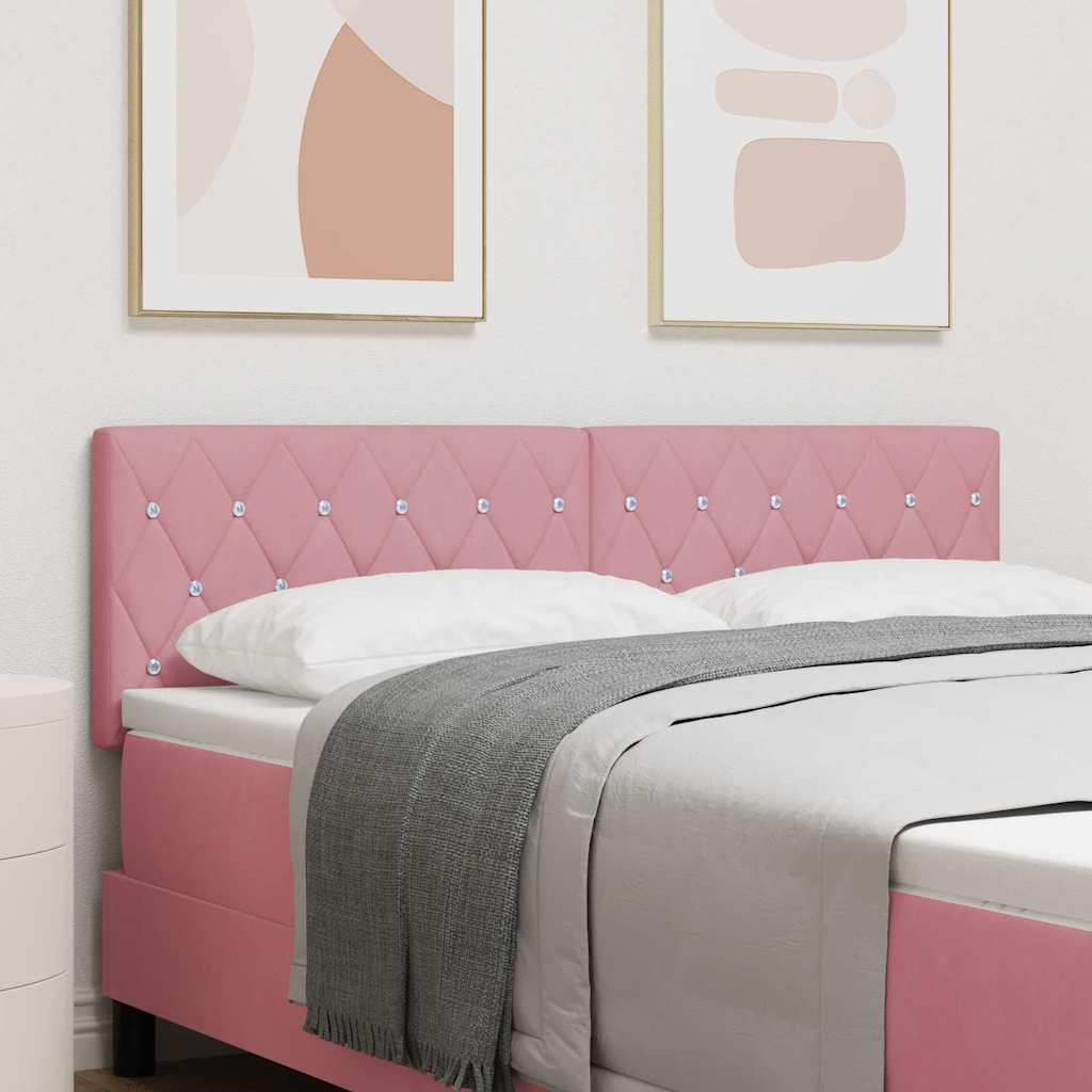 LED peatoe teemantnuppudega roosa 80 cm samet