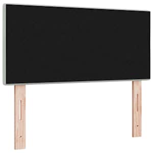LED hlavová deska s LED pásky Světle šedá 80 cm samet - obrázek 7