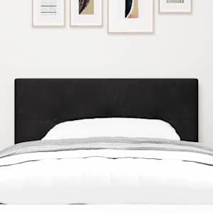 LED hlavová deska s LED pásky Černý 80 cm samet - obrázek 3