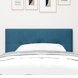 LED hlavová deska s LED pásovými světly Modrá 80 cm Polyester - obrázek 3