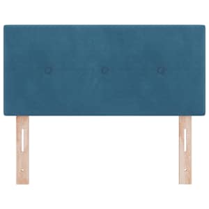 LED hlavová deska s LED pásovými světly Modrá 80 cm Polyester - obrázek 5