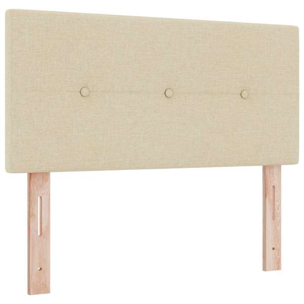 vidaXL LED peatoed LED-ribadega peaga cream 90 cm kangas