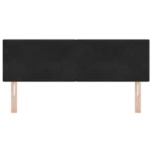 LED hlavová deska s LED pásky Černý 144 cm samet - obrázek 5