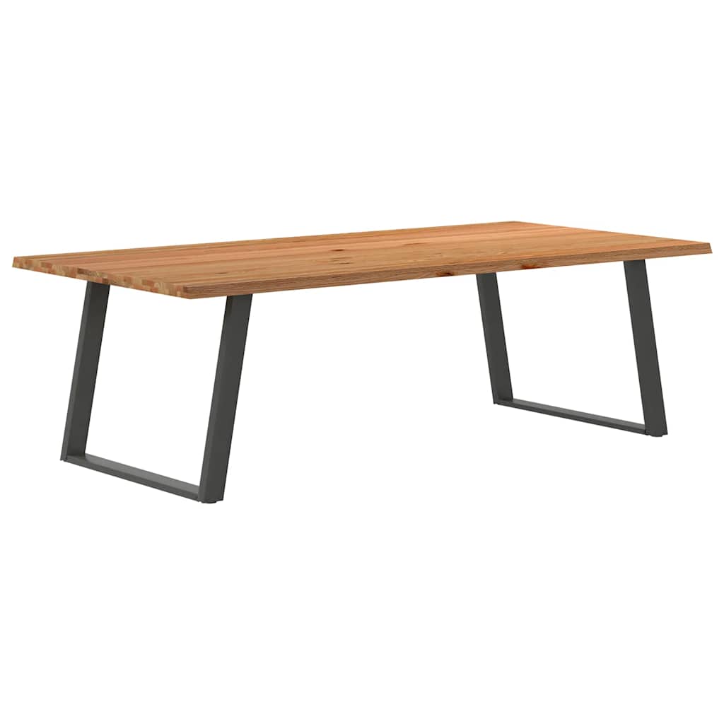 vidaXL Jídelní stůl s živou hranou 240x120x74 cm masivní dubové dřevo