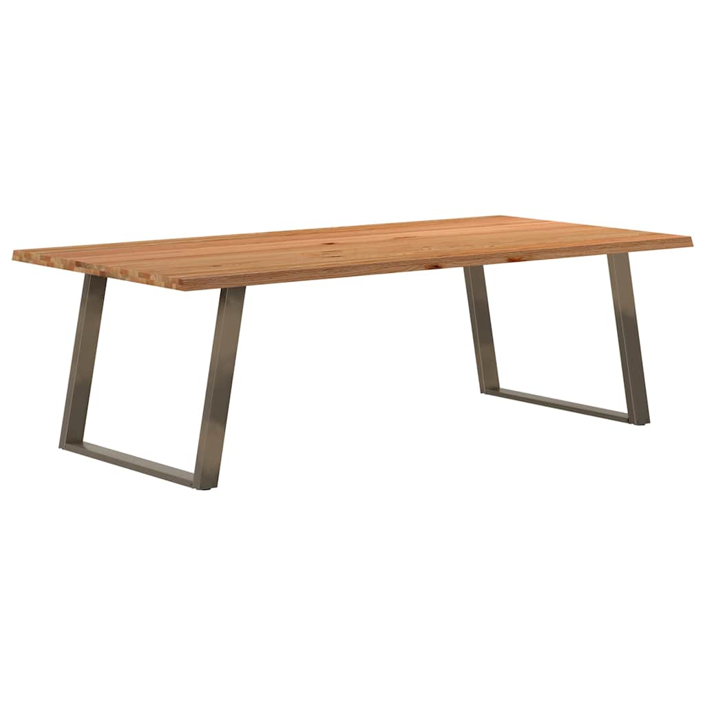 vidaXL Jídelní stůl s živou hranou 240x120x74 cm masivní dubové dřevo