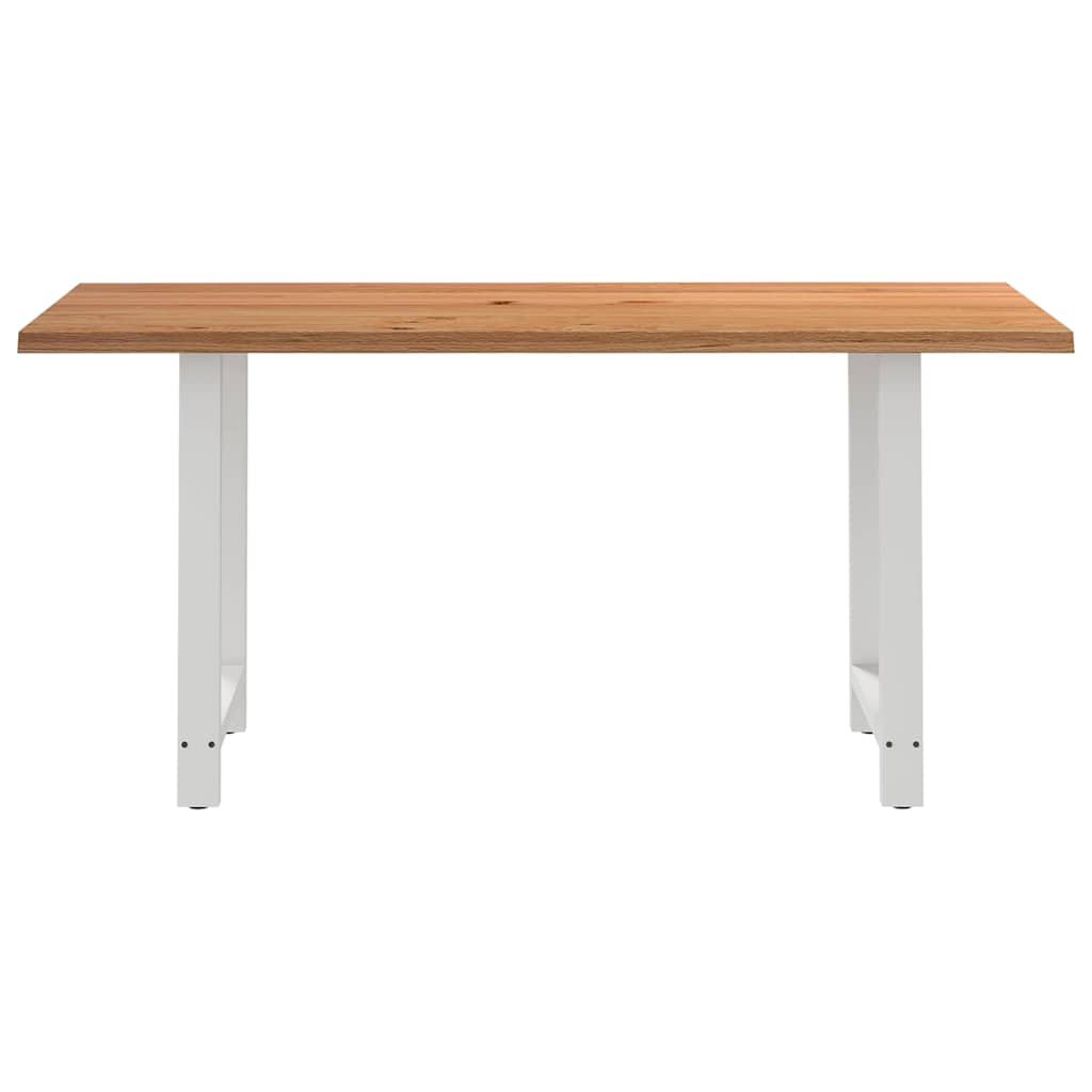Bartafel met natuurlijke rand 200x80x92 cm massief eikenhout - Afbeelding 3